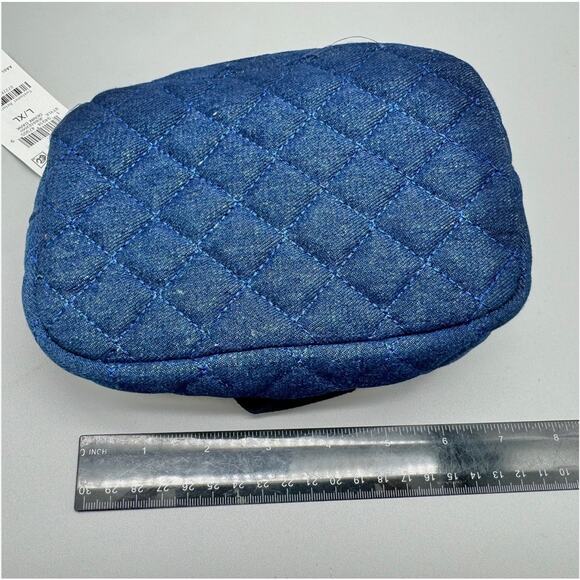 Jenni Belt Bag Womens S/M Denim Blue Quilted Modern Essential Feminine Trendy - Picture 10 of 10